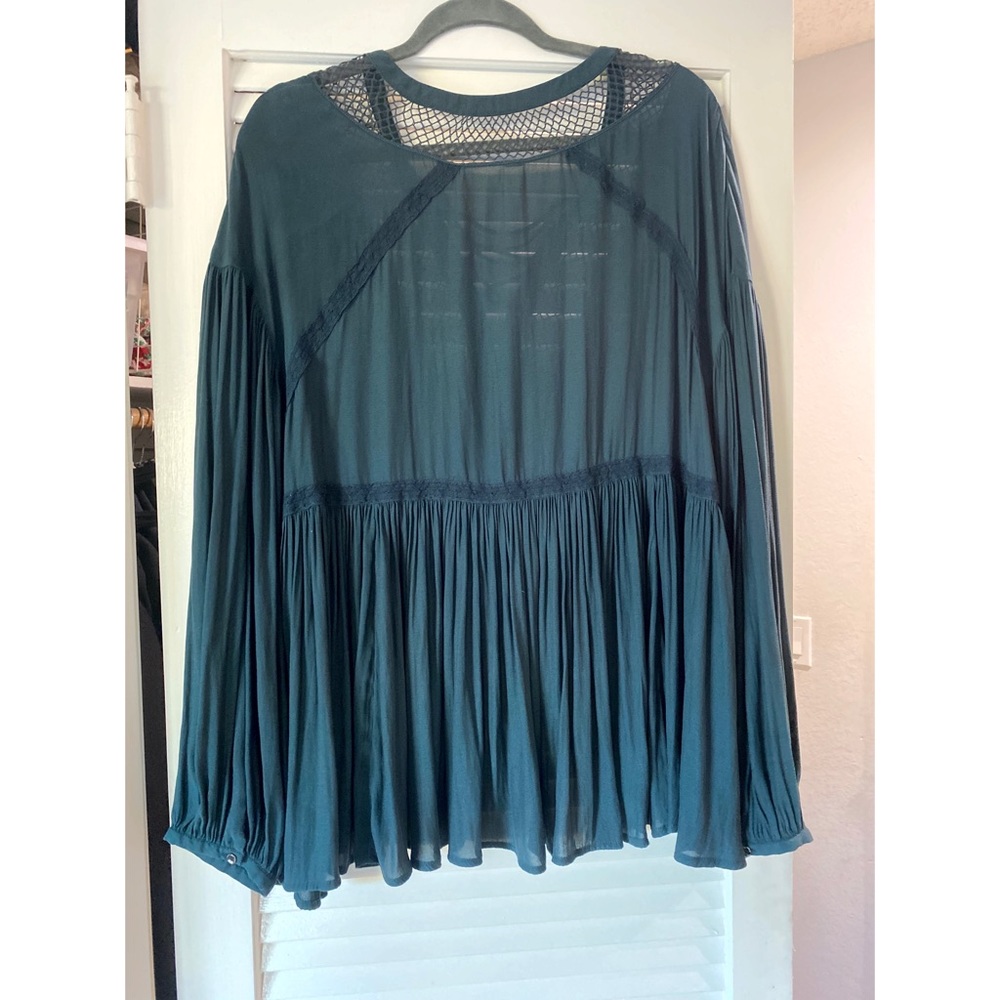 Free People Don't Let Go Flowy Peasant Blouse - Picture 8 of 8